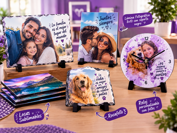 Regalos y recuerdos personalizados con fotografías